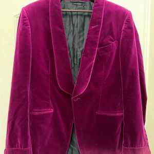 Men's Tom Ford Velvet Blazer - Magenta